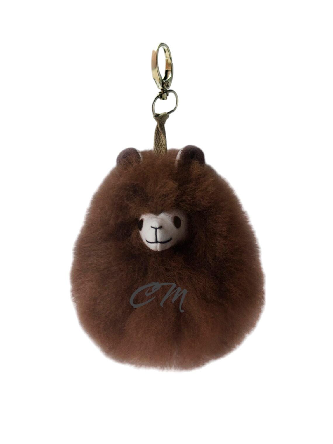 Alpaca Bear Keychain - Etsy