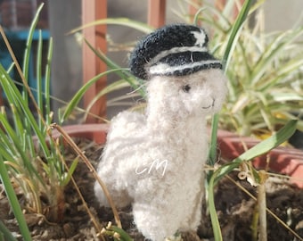 Needle Felted Alpaca Sculptures Felted Animals by Hand in Alpaca Fiber Felted Animals by Hand made in peru 3.5 IN