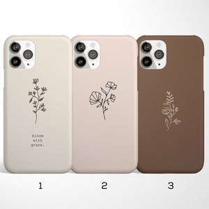 Flowers Minimalist for Samsung s20 Fe s21 s22 plus case Galaxy s9 S8 s10 s10e case Samsung a70 a20 a32 a52 a50 a40 case note 10 case cc061