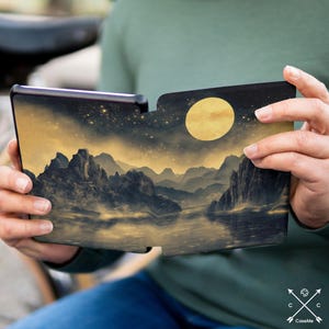 Moon mountain case Kindle Colorsoft 7 in Kindle Oasis 3 2022 Scribe Kindle Paperwhite 12th gen 2024 Kindle 11 gen 6.8 6 All New KPW Kobo