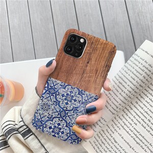 Portuguese Tile Wood for Samsung S20 Fe s21 plus case galaxy s10 s10e s9 s8 plus case Samsung a70 a40 a20 a50 a32 a52 case note 9 case c257