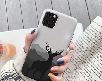 Elk Mountain iPhone 13 12 11 pro max case iPhone mini case iPhone SE 2020 case iPhone x xs case iPhone xr case iPhone 8 7 6 5 plus case c089