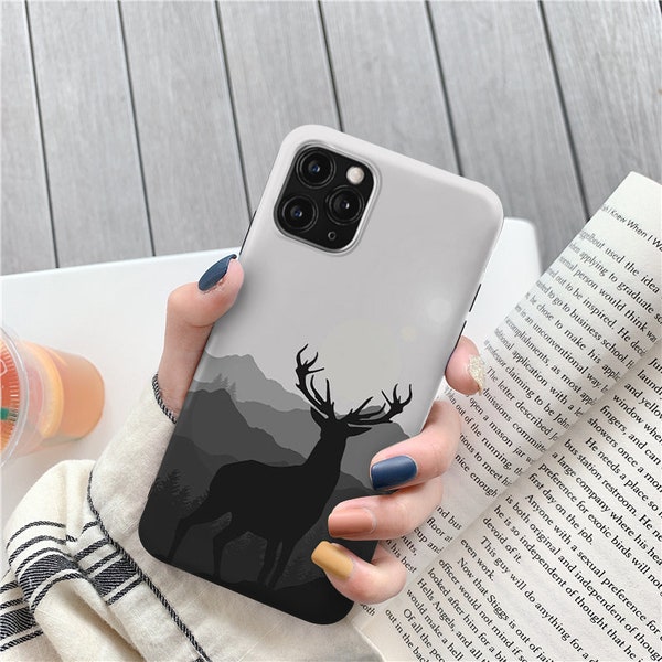 Elk Mountain iPhone 13 12 11 pro max case iPhone mini case iPhone SE 2020 case iPhone x xs case iPhone xr case iPhone 8 7 6 5 plus case c089