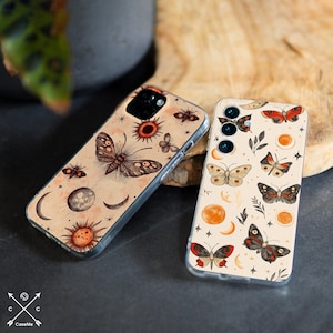 Moon moth case Nokia G300 XR20 lg Velvet 5G Sony 5iii Xperia 10 Vi Sony 1 V Lg g8 thinq Sony xa2 xz3 lg Stylo 6 lg K51 K92 OPPO A54 5G cm027