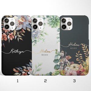 Flowers Personalized for Samsung s20 Fe s21 plus case Galaxy s9 S8 case Samsung a70 a20 a32 a52 a50 a40 case Galaxy note 10 plus case cc033