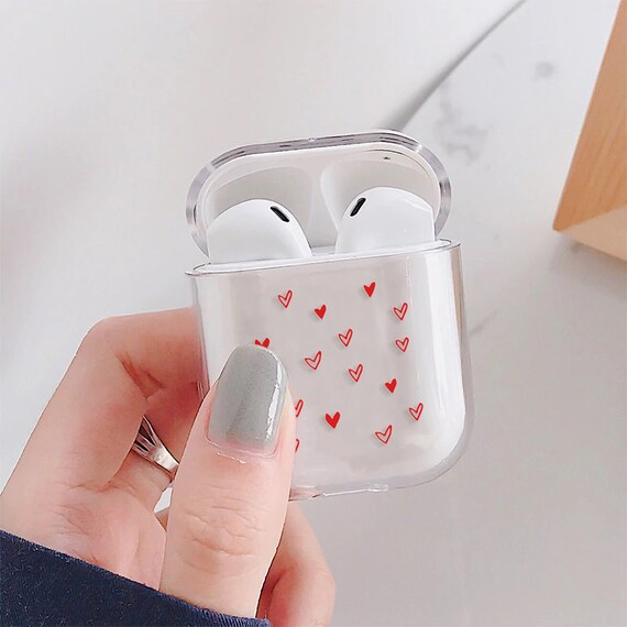 Buy Heart Airpods Case Cover for Apple Airpods Red Airpods Case