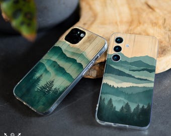 Foggy forest case Sony 5iii Xperia 10 Vi Sony 1 V Lg g8 thinq Sony xa2 xz3 lg Stylo 6 lg K51 K92 Velvet 5G OPPO A54 5G Nokia G300 XR20 cm024