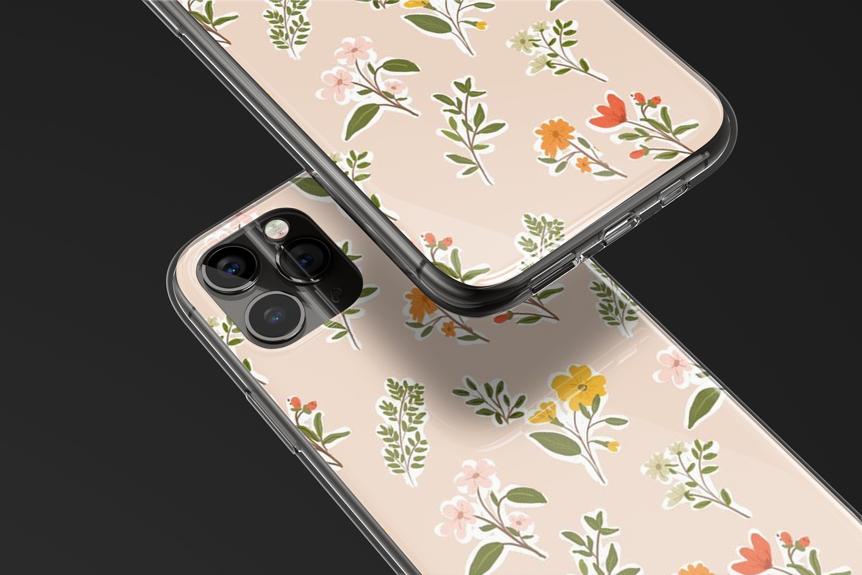 Pink Case Floral Iphone 11 Pro Case Iphone Xr Case Iphone 11 Etsy