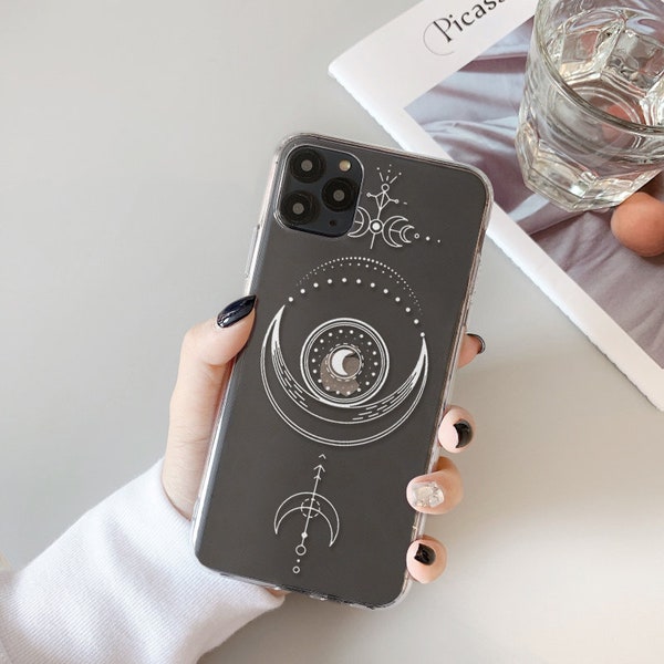 Moon Phase Sony Xperia 5 sony xperia 10 sony z2 case Plus xz3 compact case sony xperia 1 case sony xperia z3 case xperia xa2 case c008