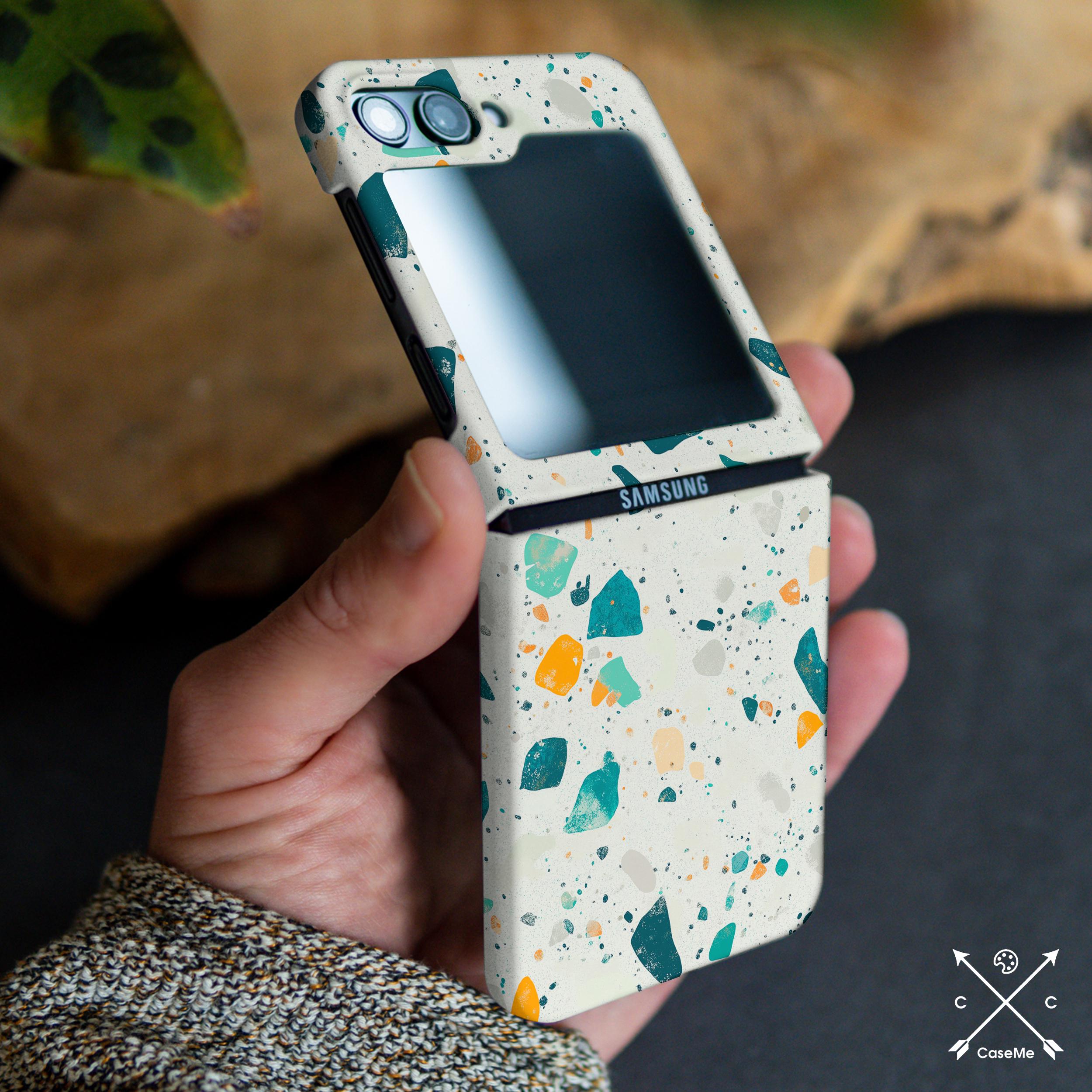 Per Samsung Galaxy M51  Impronta Digitale Laterale  Struttura In Fibra Di Carbonio Flip Orizzontale - Foto 8