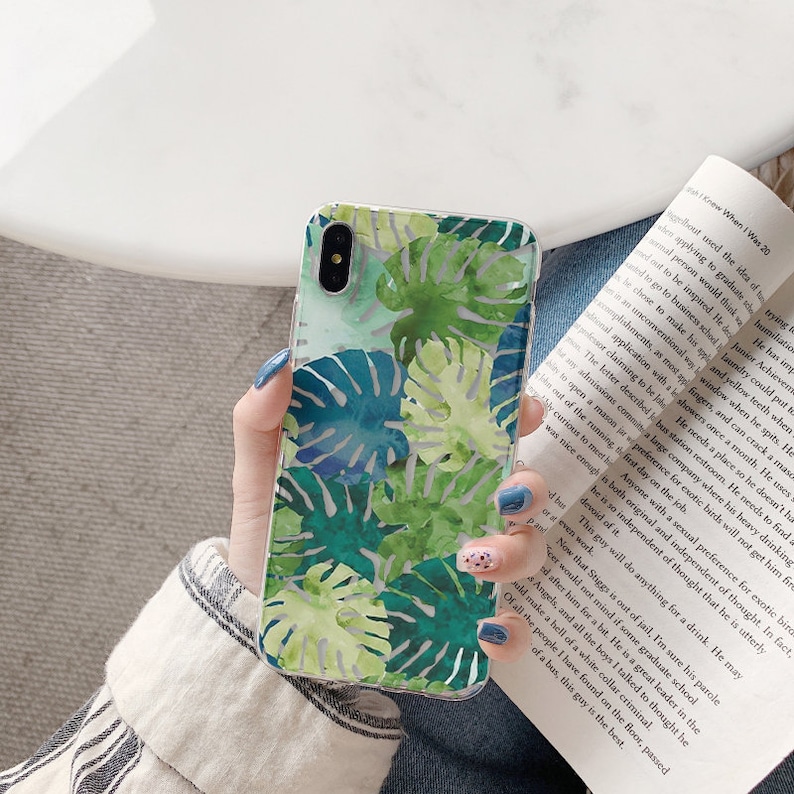 Tropical Leaf case for Samsung s20 Fe s21 plus case Galaxy s9 S8 Samsung a70 a50 a40 case Galaxy note s10 10 plus case Samsung a20 case c002
