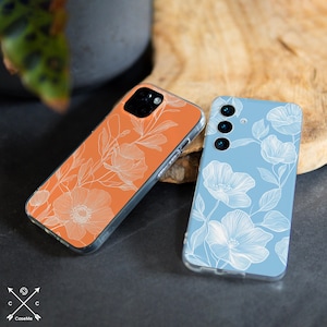 Pastel botanical case Moto G Stylus 5G 2024 2022 G Power 5G G Play 2023 Edge Plus Moto E6s Motorola ONE 5G uw ace G14 G9 G8 G7 G30 G10 cm041