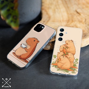 Capybara cute case Sony 5iii Xperia 10 Vi 1 V Lg g8x thinq Sony xa2  xz3 lg Stylo 6 lg K51 K92 Velvet 5G OPPO A54 5G Nokia G300 XR20 cm040