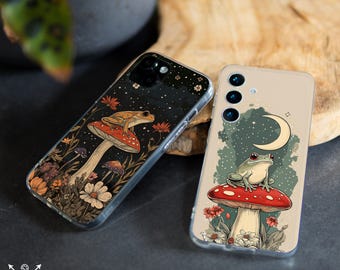 Mushroom frog case Sony 1 V lg Stylo 6 Sony xa2 xz3Xperia  5 v iii 10 Vi Lg g8 thinq lg K51 K92 Velvet 5G OPPO A54 5G Nokia G300 XR20 cm032