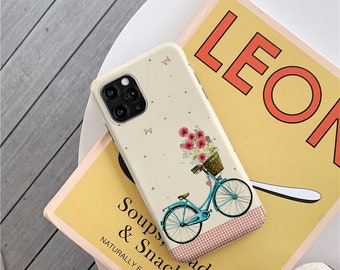 Bicycle Flowers case for Samsung s20 Fe s21 plus Samsung a50 case galaxy s10 s10e case a70 a40 case galaxy s9 s8 plus case note 9 case c137