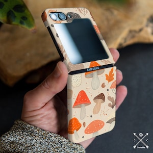 Funda tipo hongo para Samsung Z Fold 6 5g, Z Fold 4, Z Flip 7 5g, Z Flip 6 5 4, carcasa de plástico TPU para Moto Razr Plus, Google Pixel 9 Pro Fold cm026-1