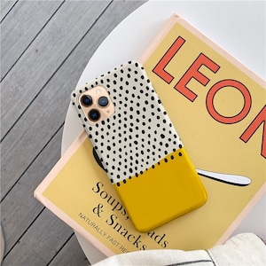 Yellow Dots Google pixel 3a 5 case Google pixel 3 4 xl case Google pixel 3a xl case Google pixel 2 3xl case oneplus 7 7t 6t 5t pro case c096