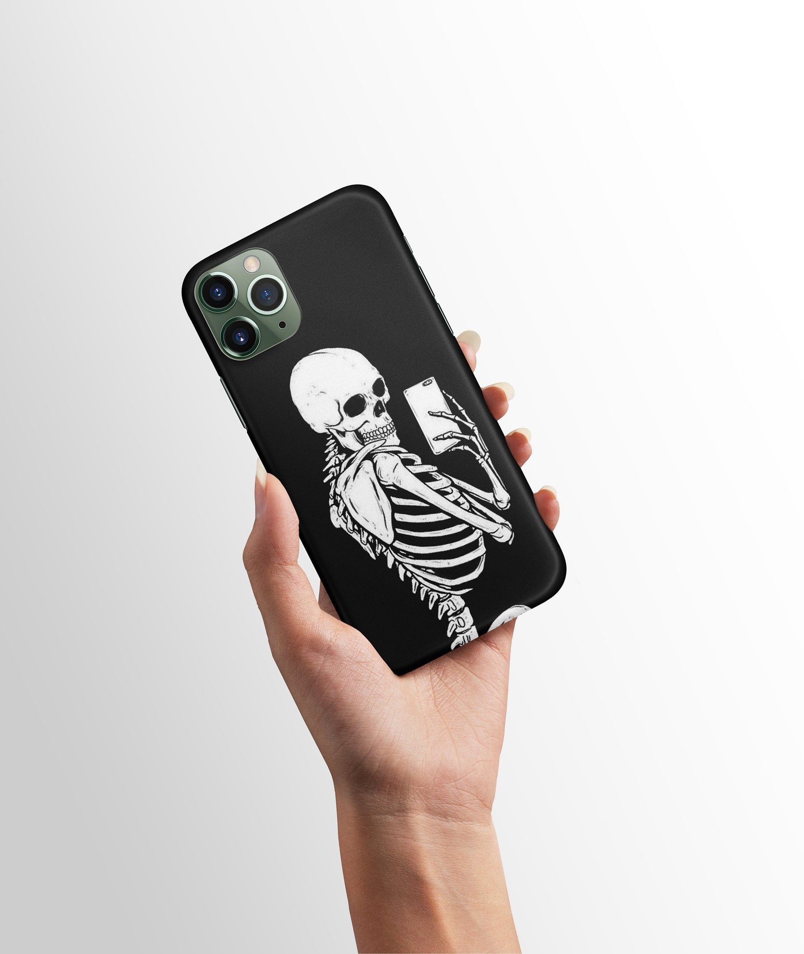 Skeleton Aesthetic Iphone 11 12 13 Pro Max Case Iphone Xs X Etsy