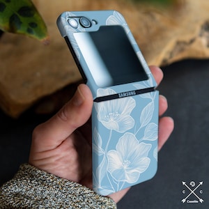Funda botánica pastel para Moto Razr Plus, Google Pixel 9 Pro Fold, Samsung Z Flip 7 5g, Z Flip 6 5g, Z Fold 4, plástico TPU cm041-2