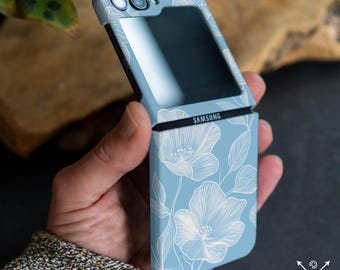 Pastel botanical case for Moto Razr Plus Google Pixel 9 pro Fold Samsung Z Flip 7 5g Z Flip 6 5 4 Z Fold 6 5g Z Fold 4 TPU plastic cm041-2