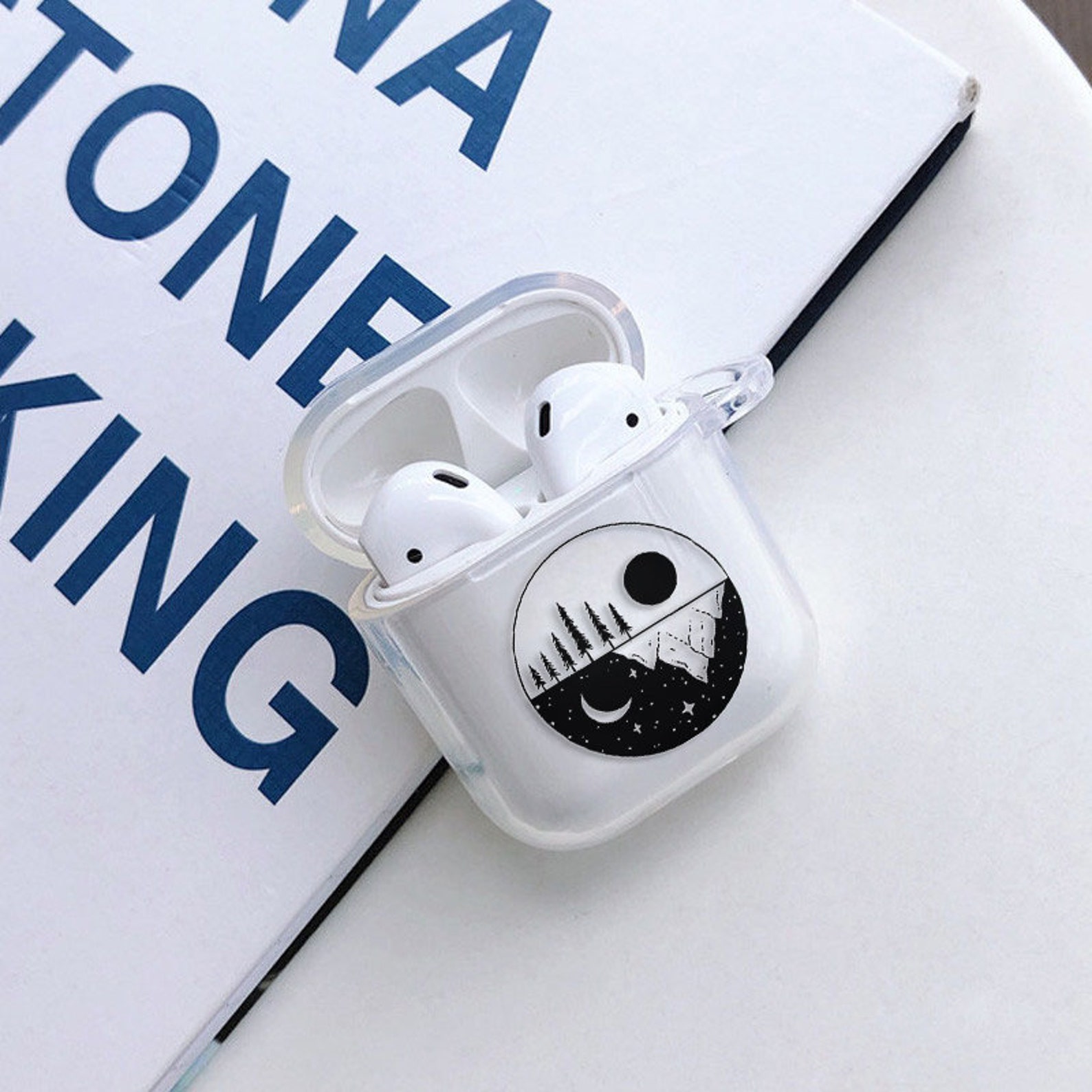 Sun Moon Airpods Pro Cases Clear Airpod 1 2 Pro Case Airpod - Etsy