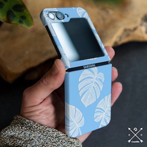 Funda Monstera para Samsung Z Flip 6 5 4 Z Flip 7 5g Z Fold 6 5g Z Fold 4 TPU plástico Moto Razr Plus Google Pixel 9 pro Fold cm028-1