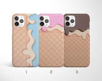 iPhone Cover XS 6 8-7 X 11 Kawaii Iphone Decoden Phone Case Pro Cookie Ice Cream Back Case Pro Max XR Iphone 13-12