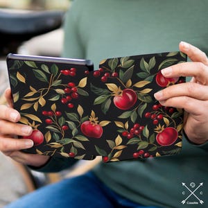Pomegranate case for Kindle Colorsoft 2024 Paperwhite 12th 11th gen 7 inch 6.8&quot; KPW Scribe Kindle Oasis 3 Kindle 2022 trendy fruit Kobo