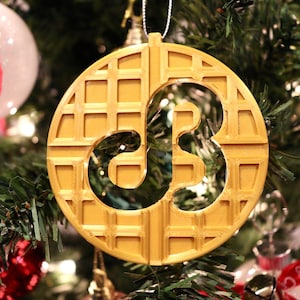 Daily Bread Waffle House Ornament (Lightweight 3D Printed EDM Christmas Gift)