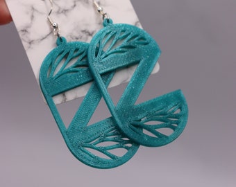 Pendientes impresos en 3D Clozee (joyería ligera para festivales de DJ EDM)