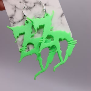 Zeds Dead 3D Printed Earrings (Lightweight EDM DJ Festival Jewelry)