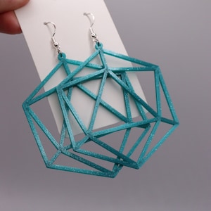 Odesza 3D Printed Earrings (Lightweight EDM DJ Festival Jewelry)