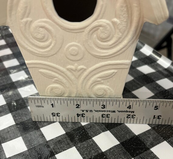 Nichoir En Céramique Blanche 10 Cm - Prêt à Peindre (fait Main, USA)