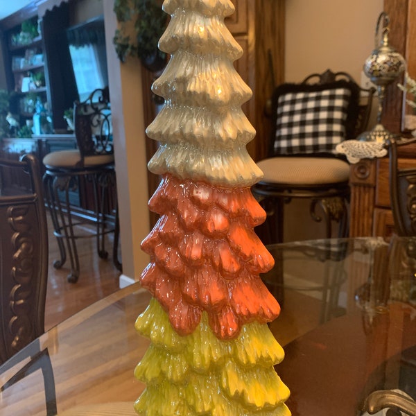 Ceramic Candy Corn Tree