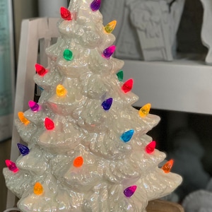 Ceramic Light Up Christmas Tree