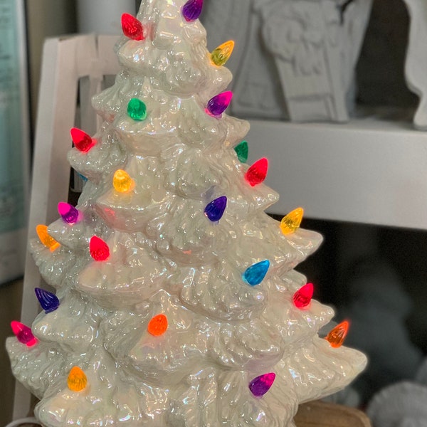 Ceramic Light Up Christmas Tree