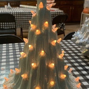 Hand crafted Light Up Medium Lava Christmas Tree