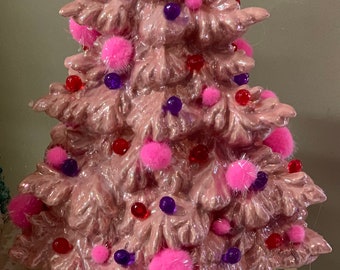 Light Up Ceramic Valentine Tree