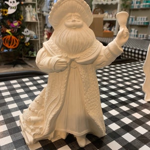 Père Noël artisanal vintage en biscuit
