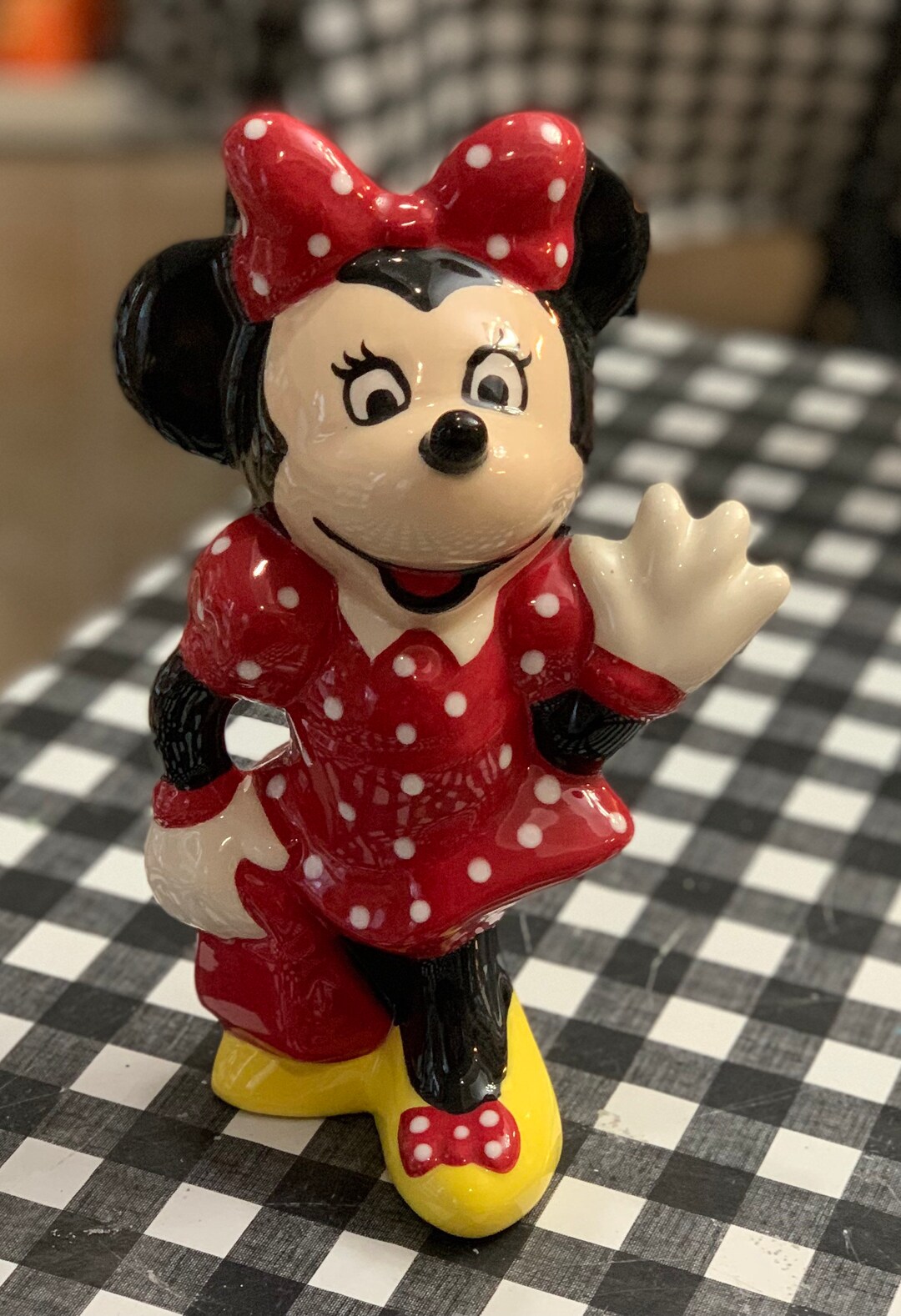 Ceramic Minnie Mouse - Etsy