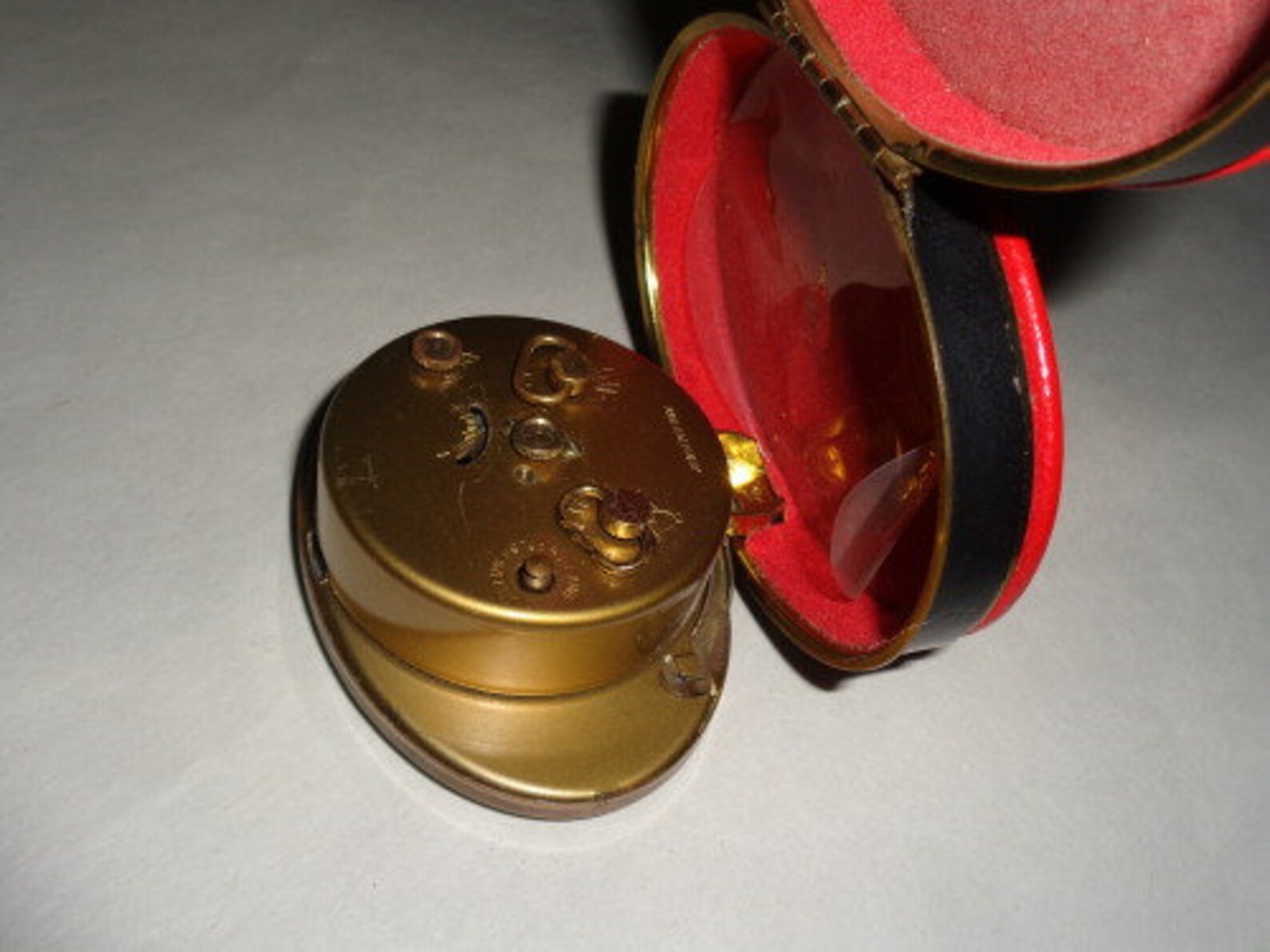 Rare Vintage ELGIN Travel Alarm Clock Working West Germany Etsy