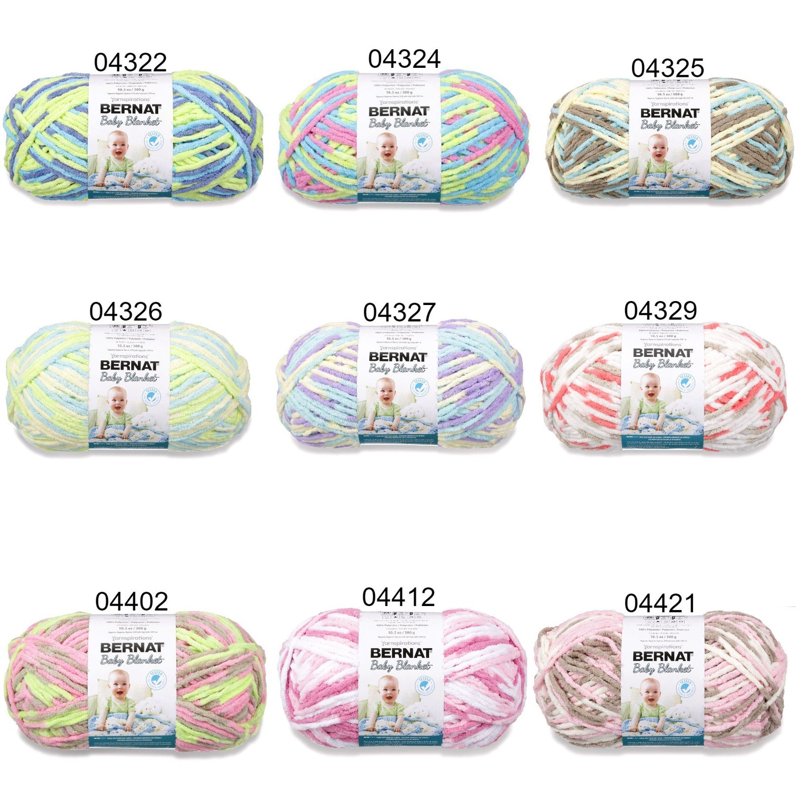 Bernat Baby Blanket 300g Soft Chenille Yarn Chunky Yarn Soft Etsy UK