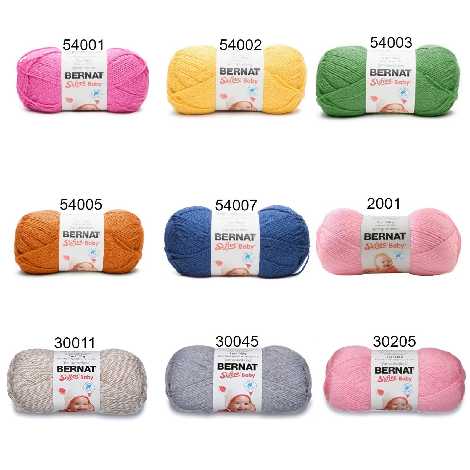 Bernat Softee Baby 140 Gr DK Yarn Soft Baby Yarn in Solid Etsy Canada