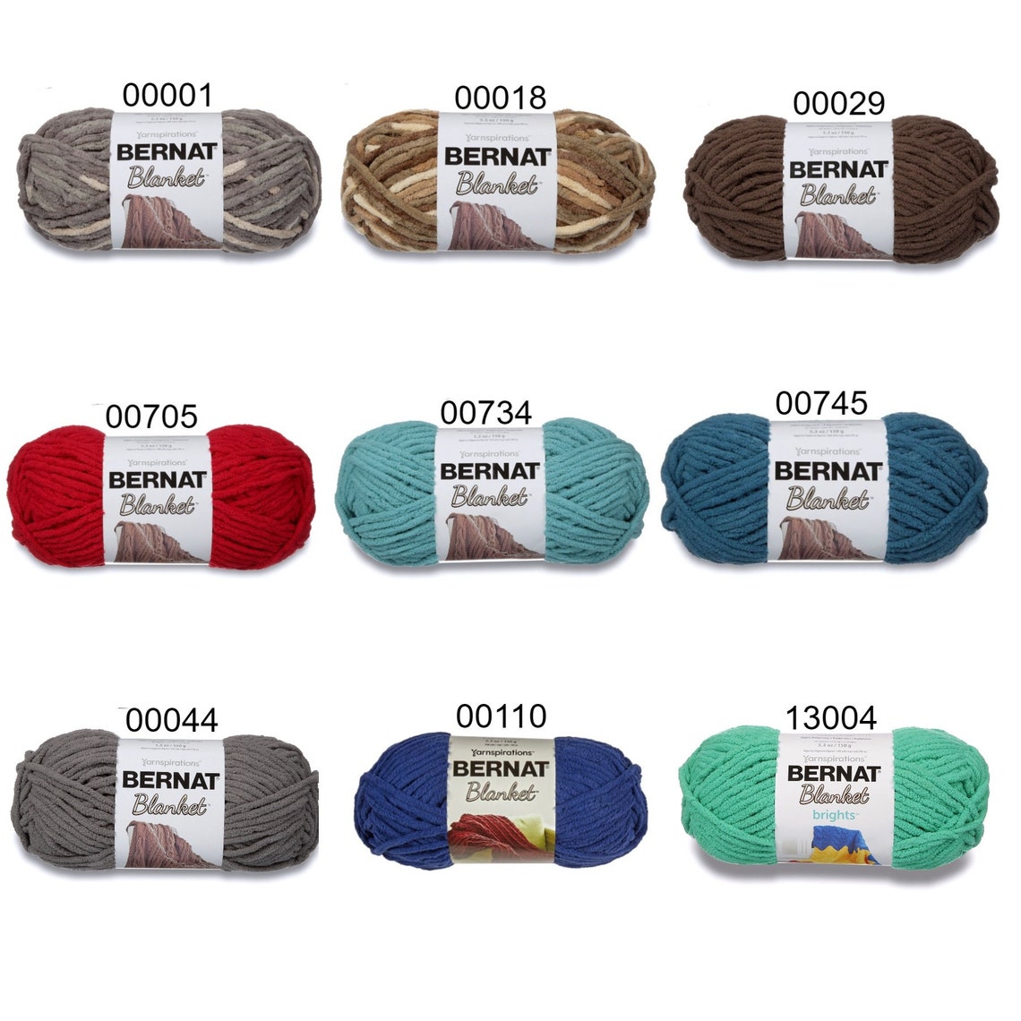 Bernat Blanket 150g Soft Chenille Yarn Chunky Yarn Soft Chunky Etsy