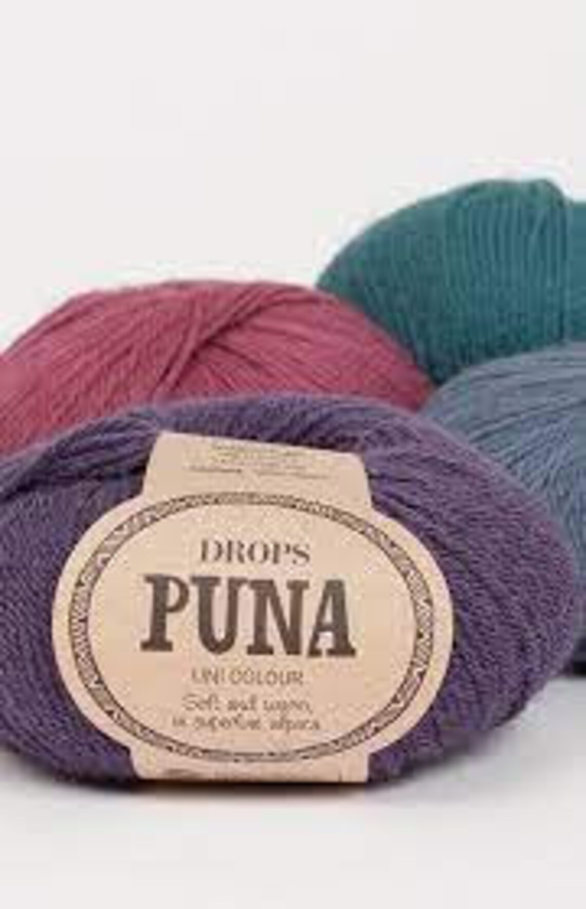 DROPS PUNA 50gr 110 mt alpaca wool yarn for crochet knitting Etsy