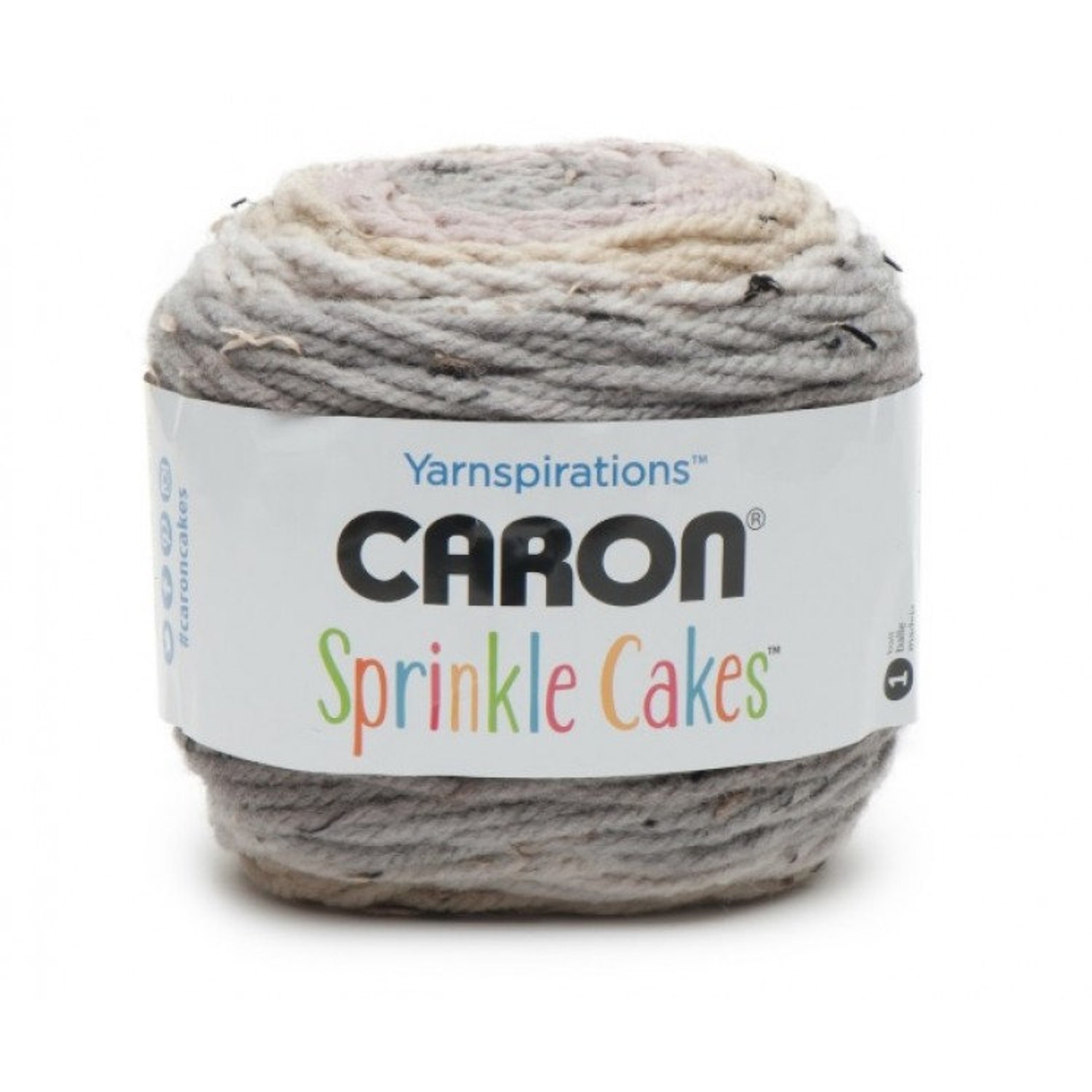 Caron Sprinkle Cakes Super chunky wool blend yarn tweed yarn Etsy
