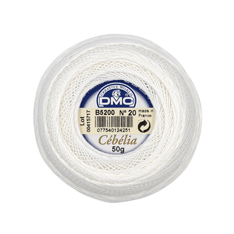 DMC Cebelia No.20 Crochet Thread 50gr 380mt Superior Quality Etsy