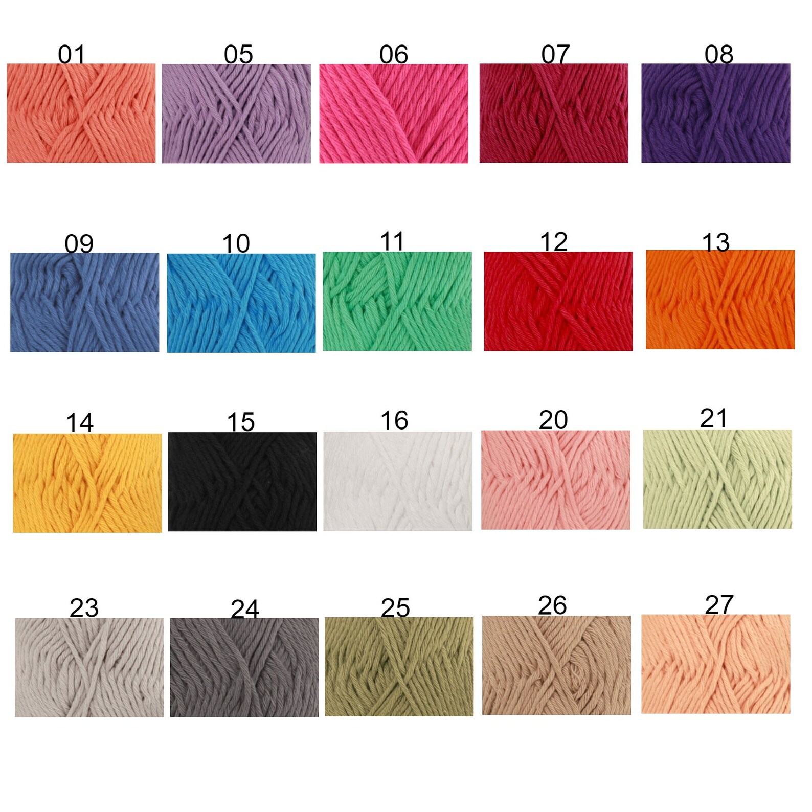 DROPS PARIS 50gr 75 Mt Cotton Yarn Aran Pure Cotton for Etsy