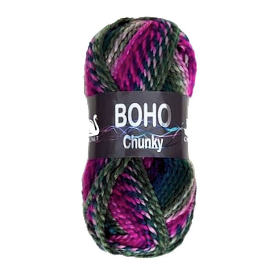 Boho Chunky yarn multicolor chunky yarn variegated Etsy