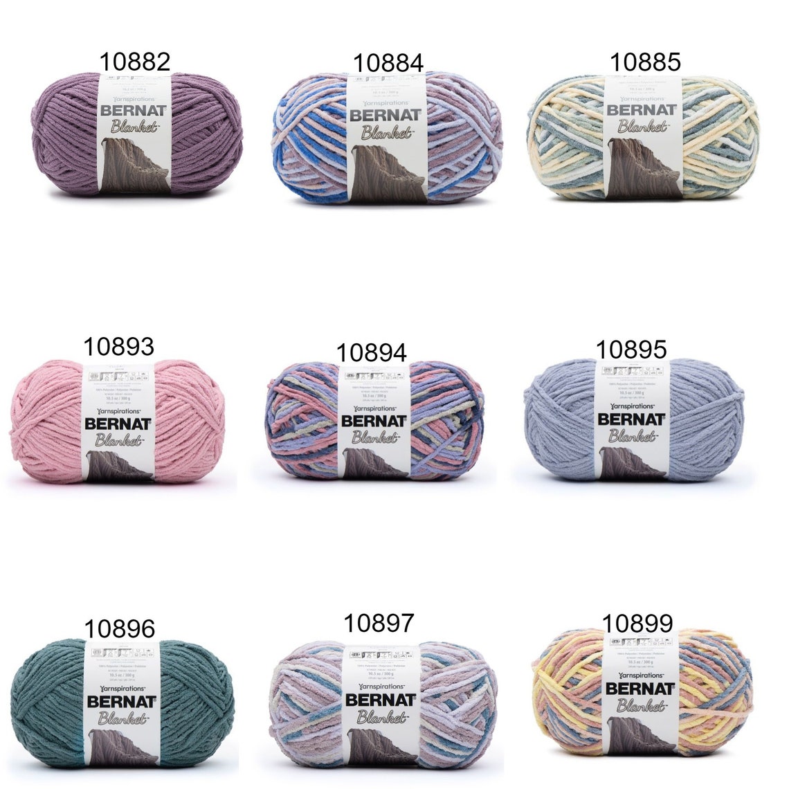 Bernat Blanket 300 Gr Soft Chenille Yarn Chunky Yarn Soft Etsy